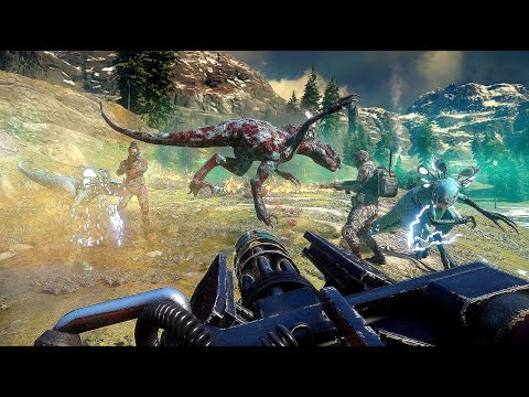 Videó: Indie Co-op Dinoszaurusz-gyilkos PC FPS Orion: Dino Beatdown