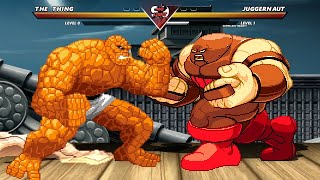 THE THING vs JUGGERNAUT - Highest Level Incredible Epic Fight!