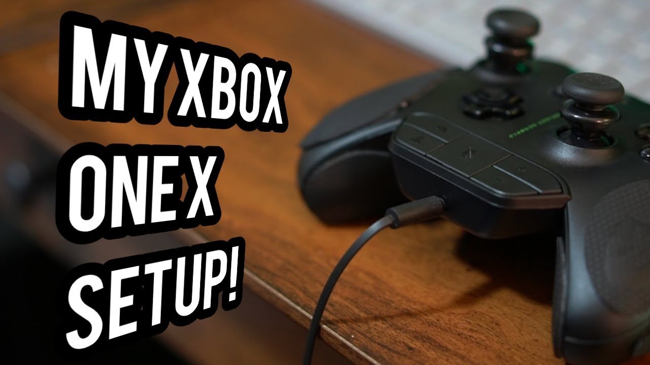 My Xbox One X Gaming Setup Youtube