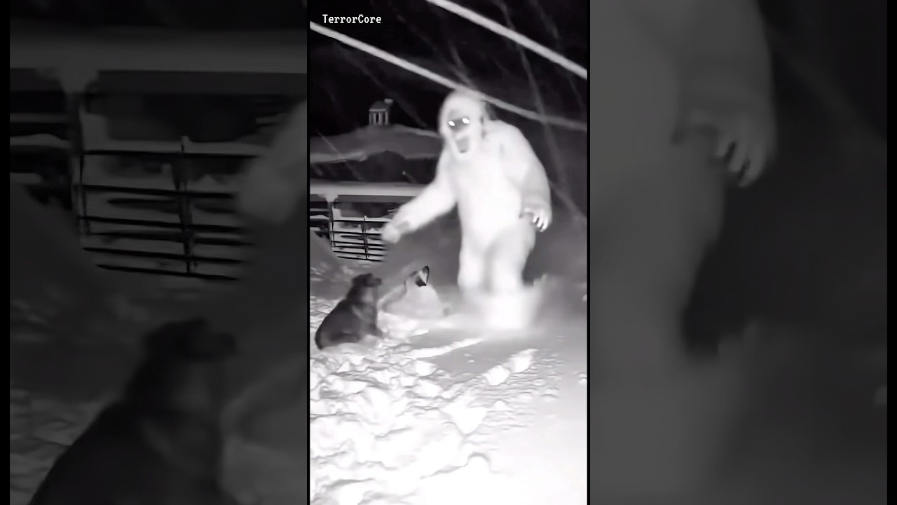 Monster attack during the blizzard 💀 