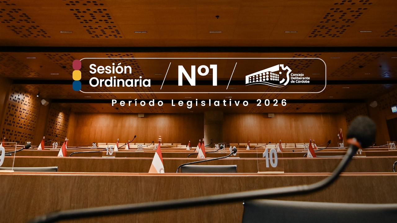 SESIÓN ORDINARIA Nº 1 - PERÍODO LEGISLATIVO 2026