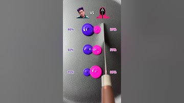 Squid Game Thanos vs Soldier Guess the mixed colors #satisfying #squidgame2 #sharkzhan