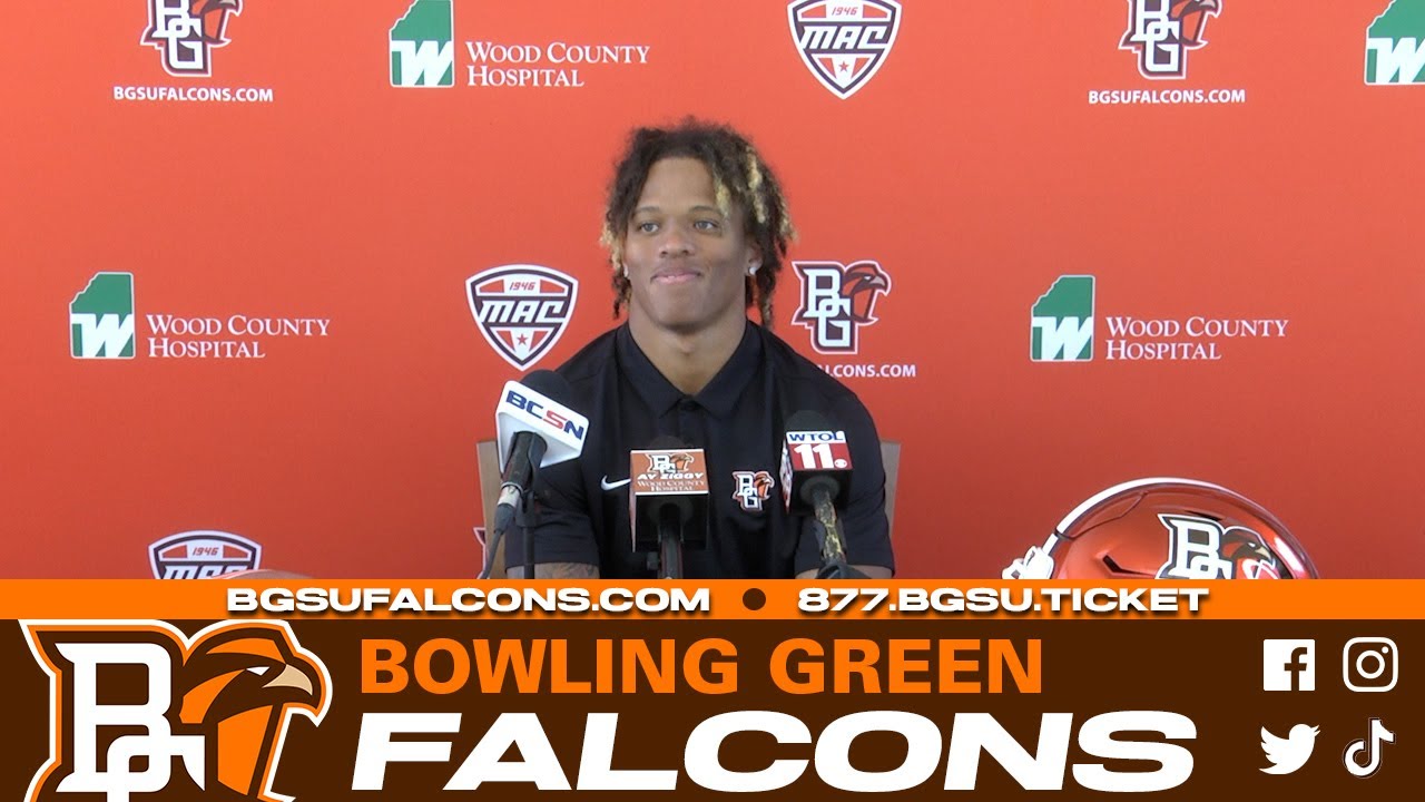 BG Football : Chris Bacon Presser 10.3 - YouTube