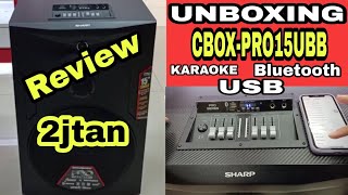 Speaker Sharp CBOX-PRO15UBB