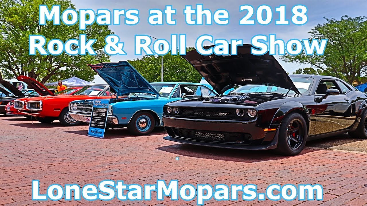 Mopars at the 2018 Caprock Classic Car Club Rock & Roll Car Show in
