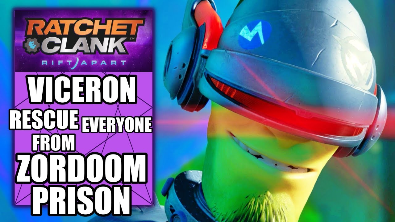 Ratchet & Clank Rift Apart Viceron, Zordoom Prison Rescue Everyone