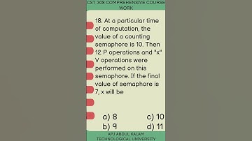 KTU CST 308 Comprehensive Course Work (2019 Scheme)Previous Year Question Paper of Exam June 2023.