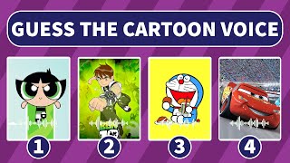 Guess the Cartoon Character by the Voice | Mcqueen, Doraemon, Ben 10, Tom & Jerry, Mr Bean screenshot 2