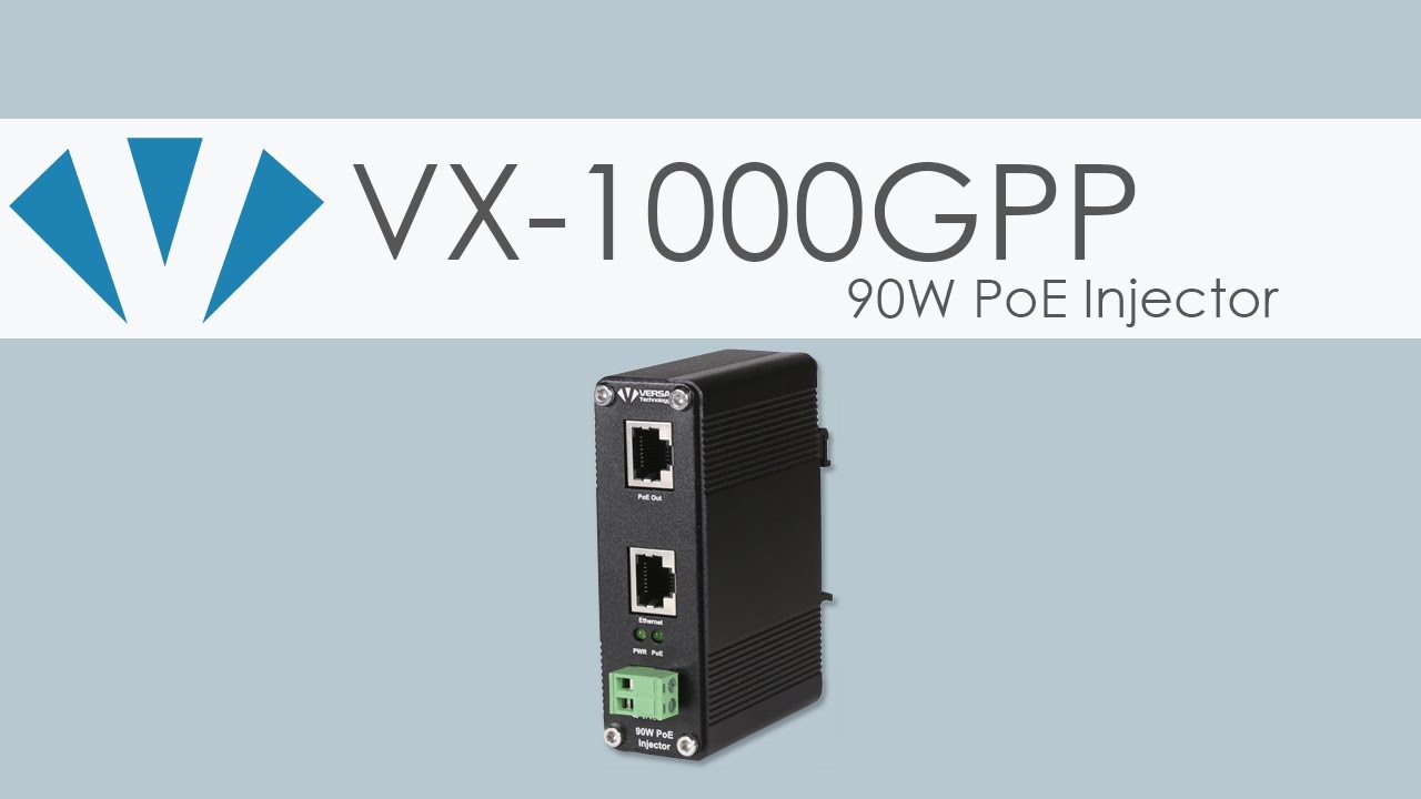 90W PoE Injector | VX-1000GPP | Versa Technology