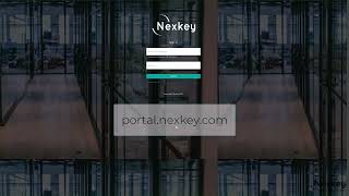 How to Use the Nexkey Web Portal