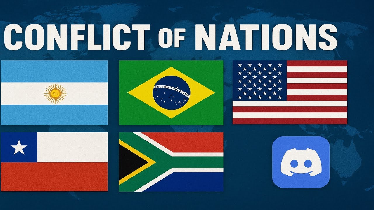 Конфликт наций. Третья мировая война: командная игра в Discord. Аргентина, эпизод 1.