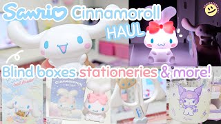 🩵☁️ Cinnamoroll HAUL Blind Boxes, Stationary, stickers, kuromi mug, & more !