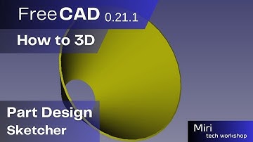FreeCAD version 0 21 1 part #21 2024  How to 3D