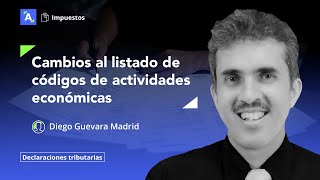 Ajustes En El Listado De Códigos De Actividades Económicas