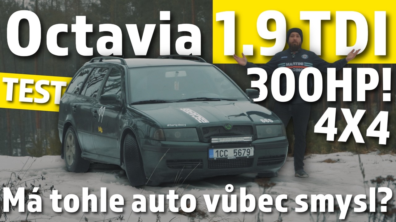 Škoda Octavia 1.9 TDI - 300 koní a 4x4 haldex - Pro koho je tohle auto a má vůbec smysl? TEST CZ/SK