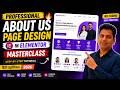 👉 Professional About Us Page Design 🔥 Elementor Masterclass (Hindi Tutorial 2026)
