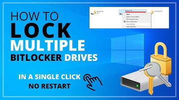 How to lock bitlocker without restart windows 10 (HINDI) | Multiple Bitlocker Drives lock Part -2