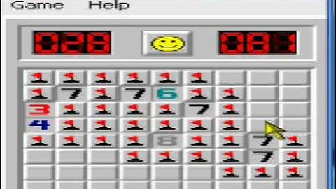 unbelievable luck! minesweeper hard as it gets.