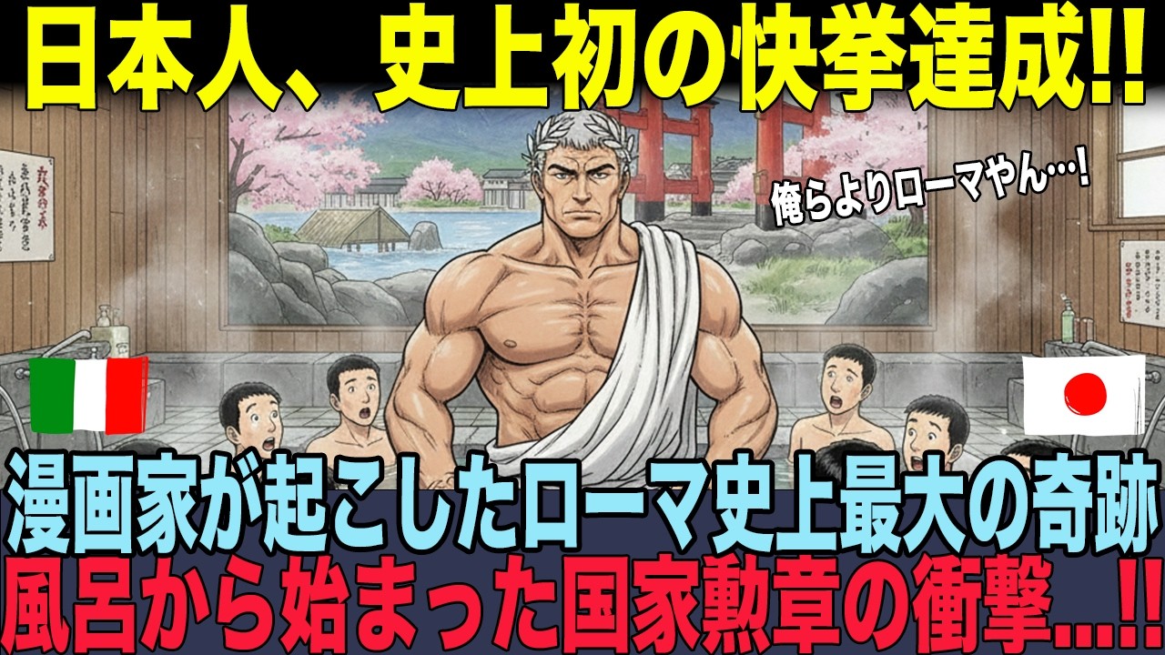【海外の反応】「なぜだ日本！俺たちよりローマ人だ！」阿部寛を見たイタリア人が絶句…現地メディアが報じた"異常な評価"
