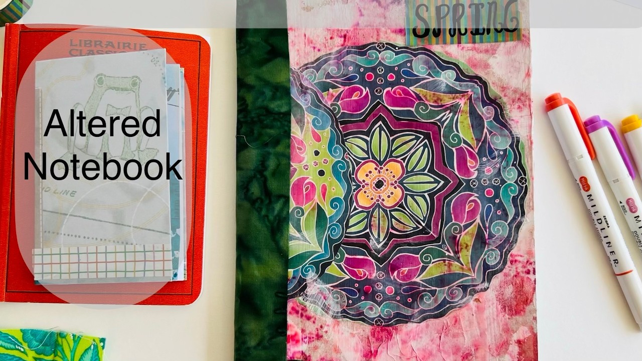 Fun ways to Layer, Altered Notebook, Junk Journaling, New Reading ...