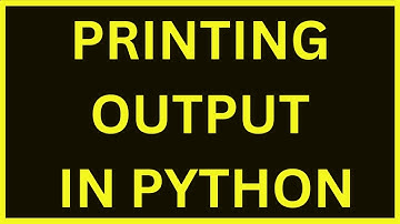 Printing Output In Python | Python 4 You | Lecture 22