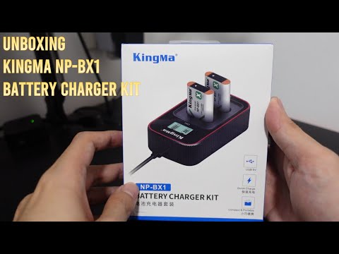 🎥 UNBOXING: Kingma NP-BX1 Battery Charger Kit (Alternative NP-BX1 battery for Sony Camera) — Video review, click xem trên YouTube