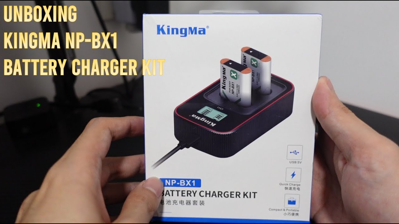 🎥 UNBOXING: Kingma NP-BX1 Battery Charger Kit (Alternative NP-BX1 battery for Sony Camera) — Video review, click xem trên YouTube