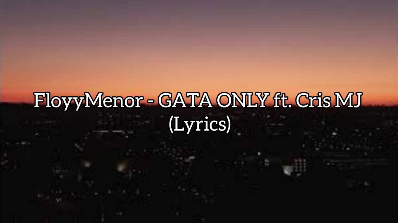 FloyyMenor - GATA ONLY ft. Cris MJ (Lyrics) - YouTube