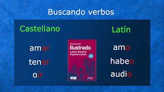BUSCANDO EN EL DICCIONARIO DE LATÍN