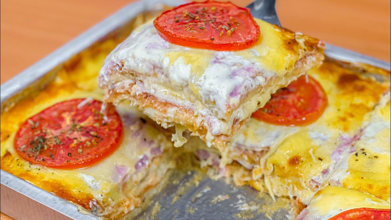 FAÇA O LANCHE MAIS SIMPLES E FÁCIL DA SUA VIDA | BAURU SUPER CREMOSO DE FORNO | Gabriel Freitas