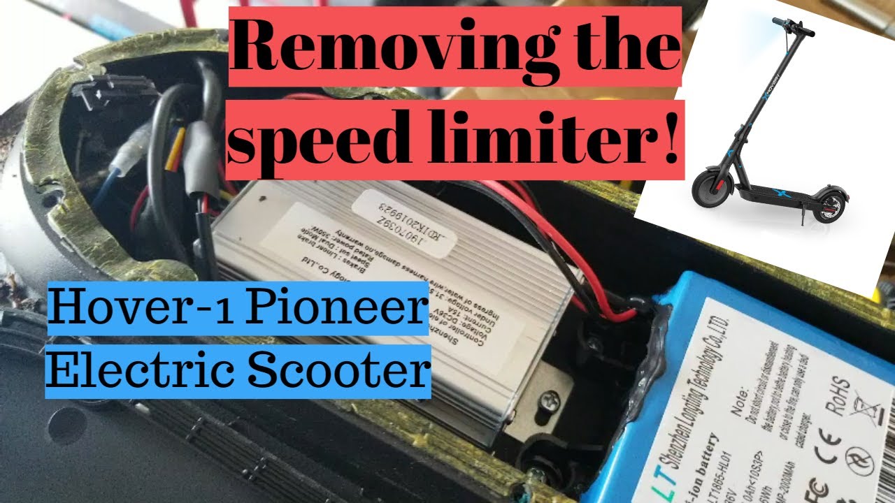 Speed Limiter Removal Hover 1 Pioneer Electric Scooter Speedhack Youtube