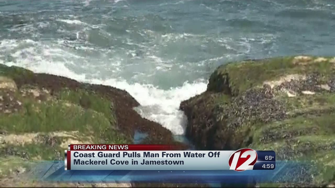 jamestown breaking news man pulled from water YouTube