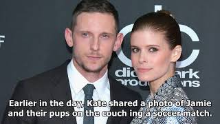 Kate mara supports husband jamie bell at hollywood film awards 2017