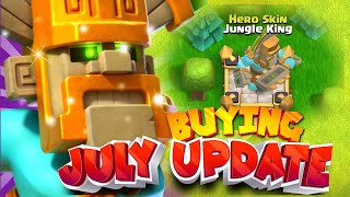 Buying JULY season 2021 Jungle King | Clash Of Clans |