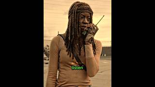 Michonne Reads Carls Letter To Negan The Walking Dead