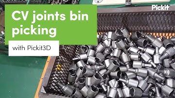 CV joints automated bin picking with Pickit 3D