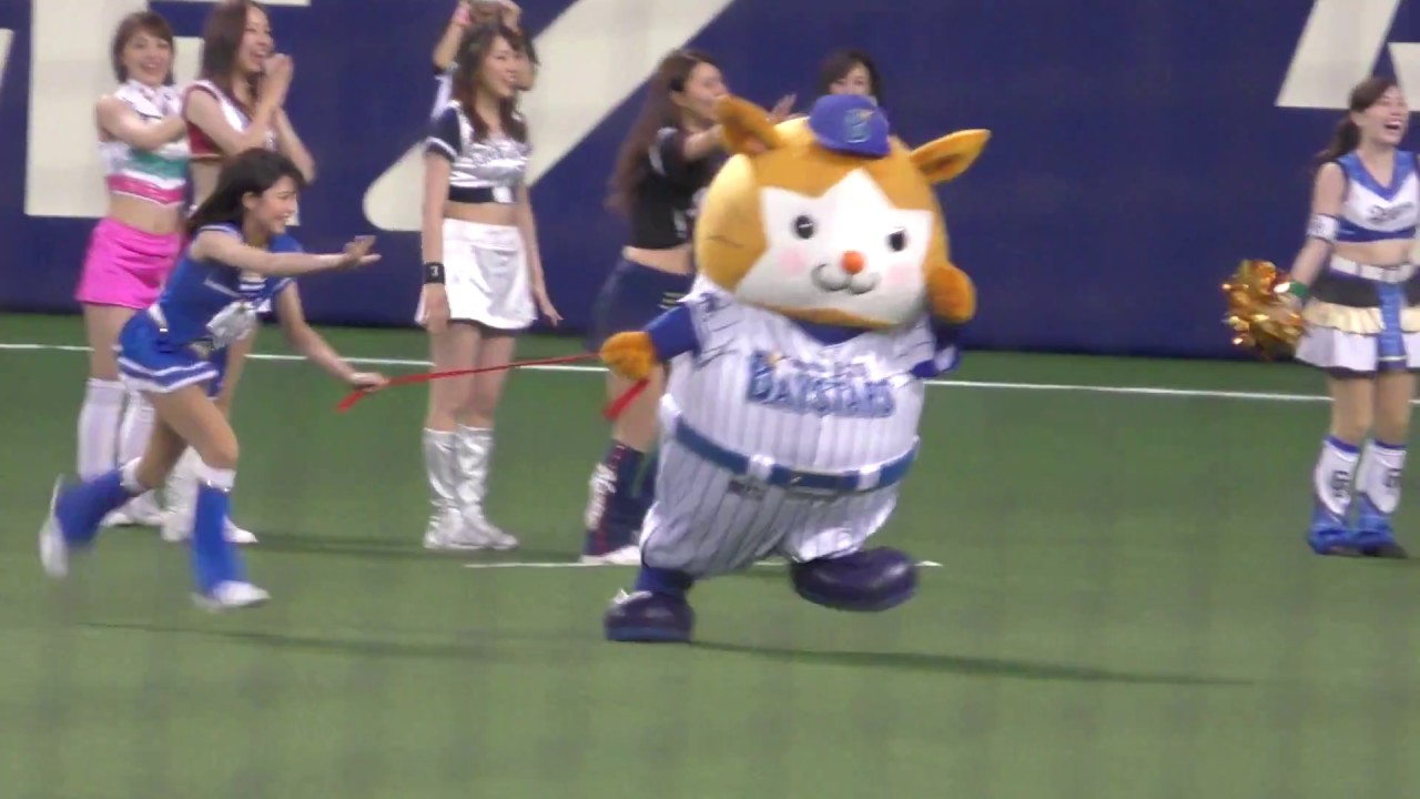 １２球団マスコット&チアのリレー！グダグダ感たっぷり！スターマン速っ！マイナビオールスター２０１７