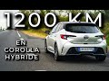 1200 kilomtres en toyota corolla hybride  lessai consommation 