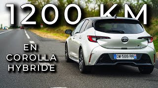 1200 KILOMETERS in a Toyota COROLLA Hybrid - The Fuel Economy Test!