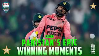 Pakistan’s Epic Winning Moments 🏆 | Pakistan vs England | Match 4 | ODI Tri-Series 2026 | MZS1K