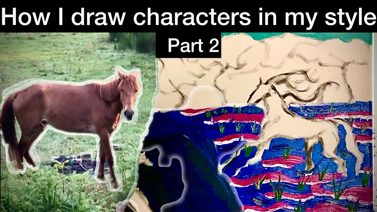 How I draw characters in my style [Part 2] - YouTube