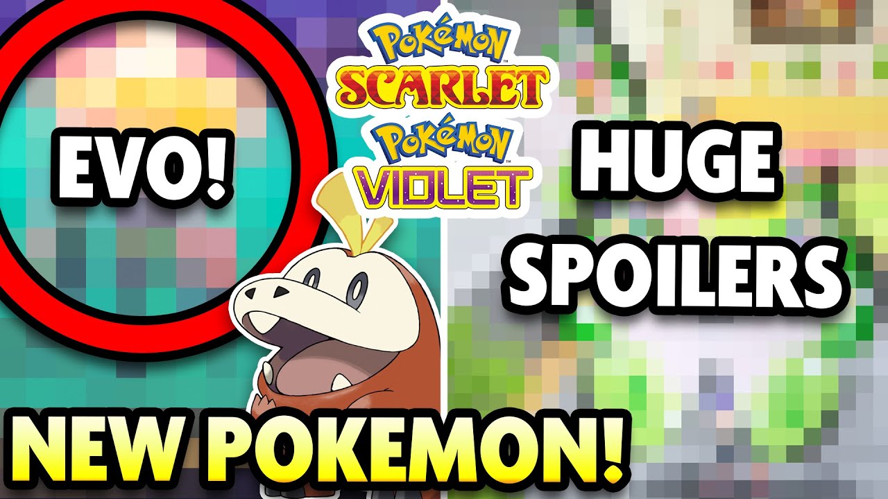 The GAME IS LEAKING! FUECOCO EVO and MORE for Pokemon Scarlet and Violet!