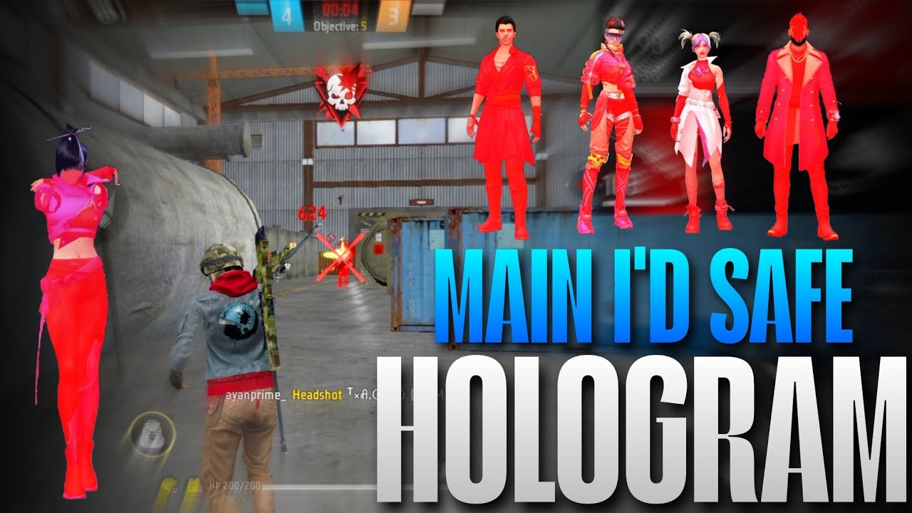 Free Fire 3D Hologram Location Config File || Main Id Safe Hologram Location Config File Antiban 💯