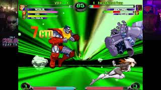 MvC2 [CTD ToC]: VDO - Colossus Sushi Tag to PD GNS Shinryuken 25 Hit Combo .:5.30.26:.