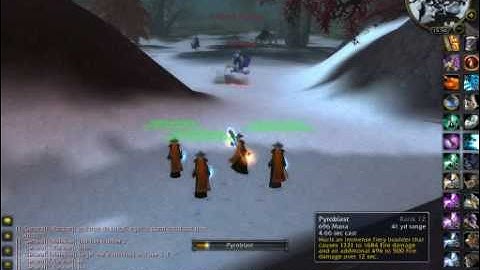 Fantastic death animation and mage