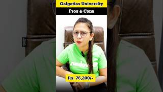 Galgotias University Pros Cons You Must Know...