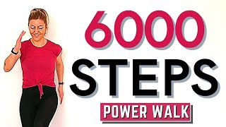 🔥6000 STEPS IN 45 MIN WALKING WORKOUT AT HOME🔥Fast Super Sweaty Walk for Calorie Burn/Weight Loss🔥