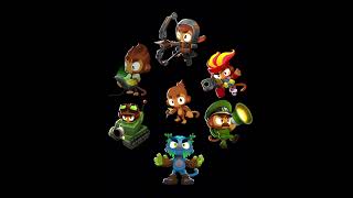 The Six BTD6 Heroes #undertale #gaming #bloons #btd6 #btd #bloonstowerdefense6 #shorts