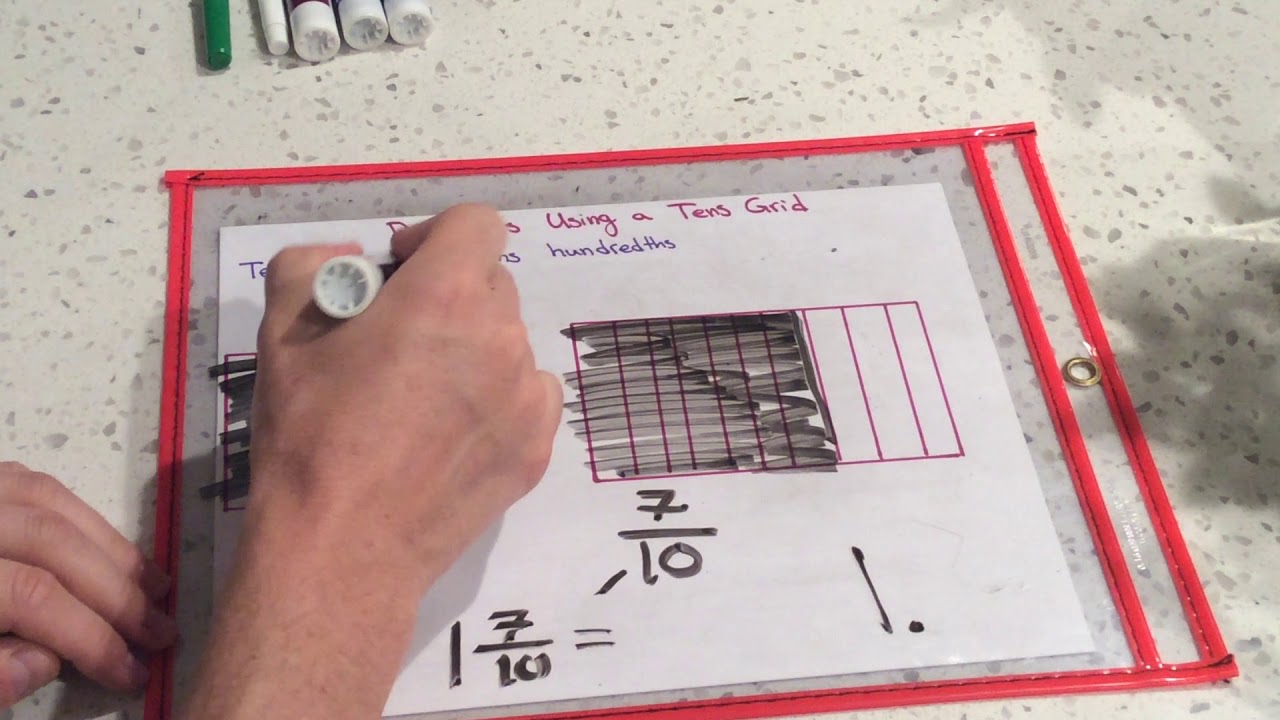 Writing fractions as decimals - YouTube