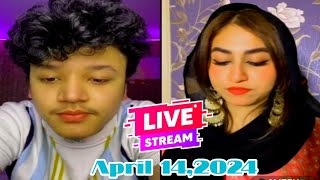 Aayush and Alizeh TikTok Live Stream April 14,2024